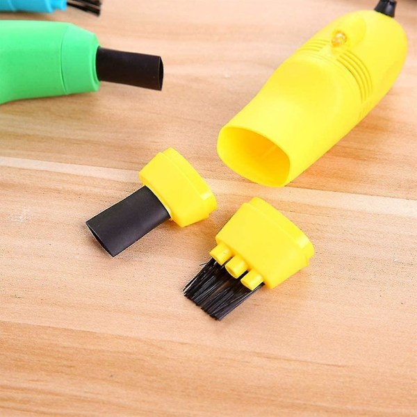 2 kpl Mini-imuri USB-näppäimistöpuhdistaja Kannettava näppäimistön puhdistusharja