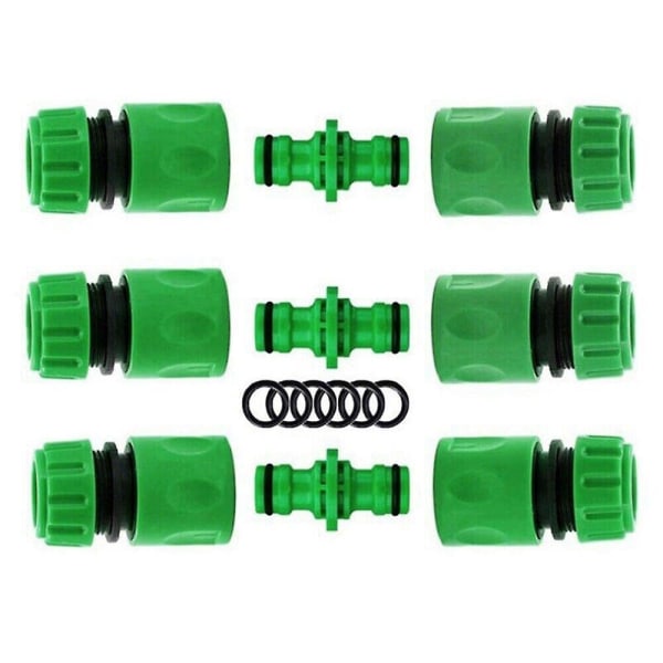 15pcs Hose Quick Connector Set, Faucet Expansion Pipe Double End Connecting Pipe Set, Garden Watering And Car Washing