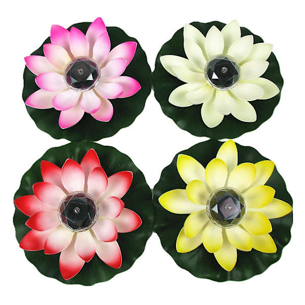 Bröllopsblommor Dekorationer Dammlampor Blommor Led Badkar Nattlampa Led Flytande Ljus