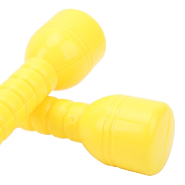 10 st Barn Hantel Leksak ABS Plast Säker Anti Deformation Barn Hantel Fitness Leksak Gul