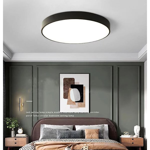 LED taklampe enkel moderne ganglampe stue soverom lampe rund soverom taklampe