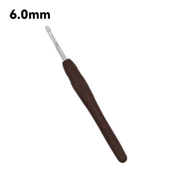 Virknålar Set, 9 st 2mm- 10mm Ergonomiska Mjuka Grepp, Släta Sticknålar Set med Väska för Artrit Händer