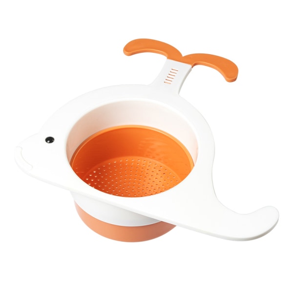 Köksho Diskhonstrainer, Valbasket Drain, Valbasket Diskhonfilter, Matavfall, Matfångare för Alla Diskhon (1 Vit)
