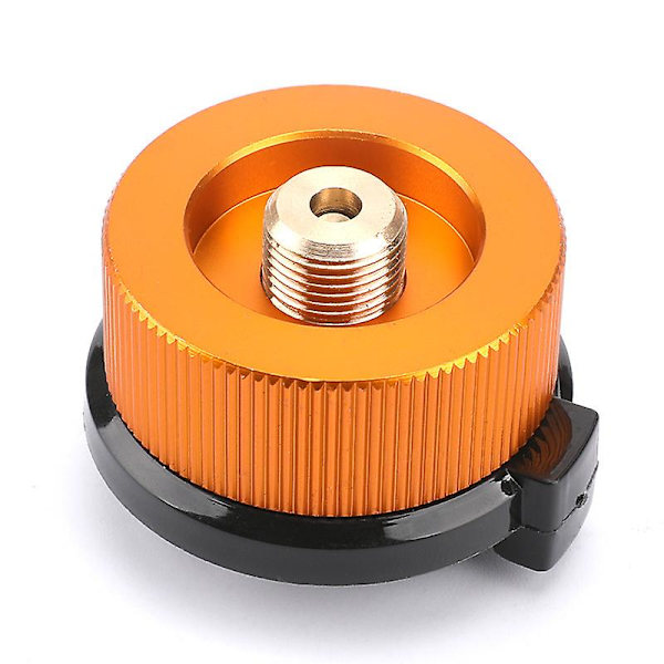 Camping Dyse Flaske Konverter Adapter Kobling Komfyrkobling For Butanbeholder Til Skrue Gasspatron (2 stk)