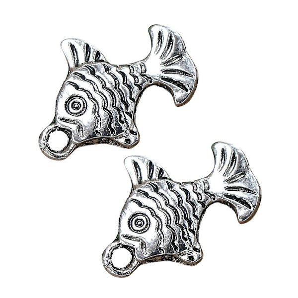 20 st Berlocker för Halsband, Legering, Berlock, Smycken, DIY-Berlocker Silver M