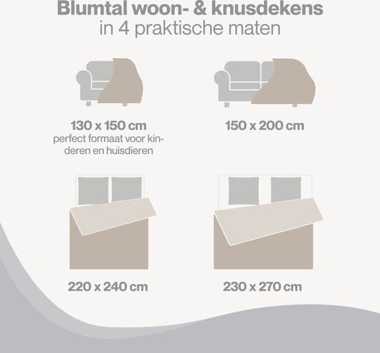 Blumtal Fleecetæppe 220x240 cm Superblødt Varmt Tæppe til Sofa Seng Picnic Camping Maskinvaskbart OEKO-TEX Certificeret Grøn