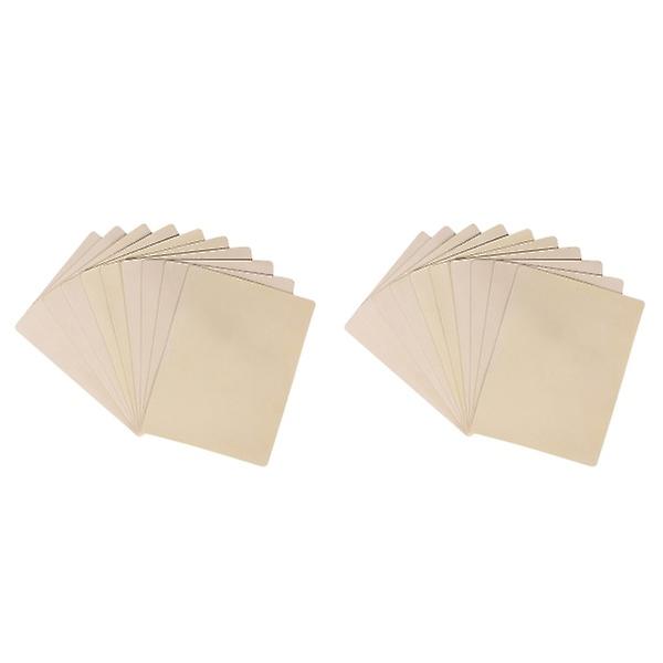 30 stk Blanke Øvingshud Kunstig Hud Imitasjon Hud For Begynnere Og Erfarne Artister Forbruksvarer 30 pcs