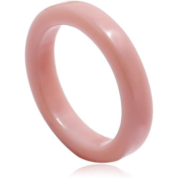 9 stk Harpiks Retro Akryl Farverige Chunky Ringe Søde Trendy Farverige Rhinestone Plastik Harpiks Kvadratiske Gem Stablebare Chunky Ringe