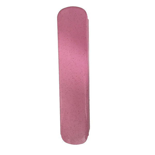 4 kpl Ruostumattomasta Teräksestä Valmistettu Pöytäastiastosetti Kannettavat Lusikat, Haarukat, Tikut ja Suojaava Säilytyskotelo (vaaleanpunainen)Vaaleanpunainen Pink