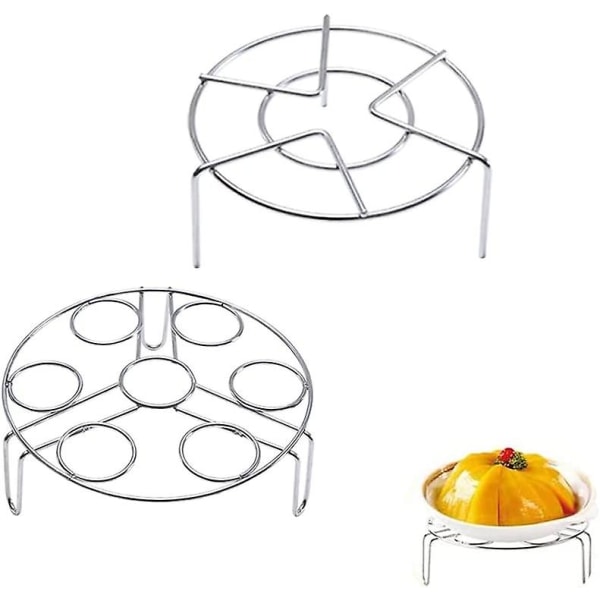 2 stk Dampkurv, Trykkokerkurv, Dampkurv Rustfritt Stål Dampkurv, Dampkurv, Dampkurvsett, Rustfritt Stål Dampkurv
