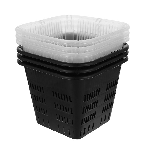 6 stk Blomsterpotter Indendørs Frøplantepotte Mesh Net Pot Net Planteskole Potte Plantning Net Kop Lille Net Pot 14X14X11CM 14X14X11CM