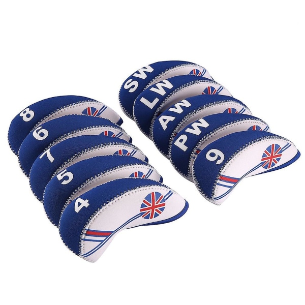 10 st Huvudskydd Klubbskydd Brittisk Neopren Klubbhuvudskydd Järn Puttarhuvudskydd Puttarhuvudskydd 10pcs