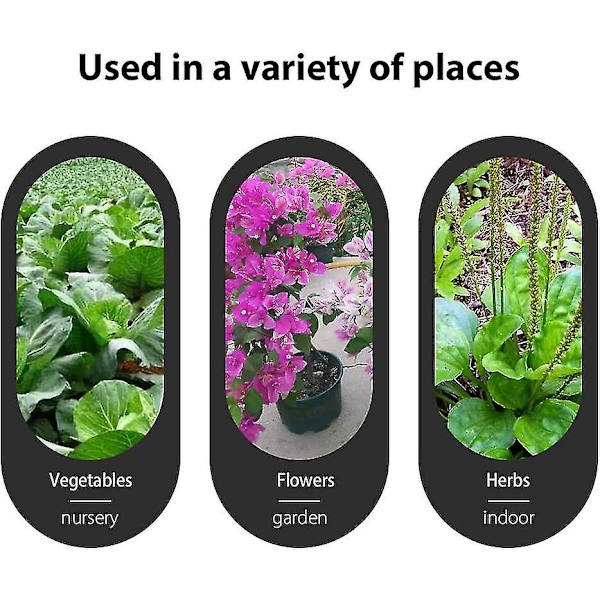 100 stk. Mini T-formede Plastik Plantepinde Stick-in Etiketter Mærkning Plantning Markører Skilte 6cm * 10cm Praktisk Til Alle Gartner