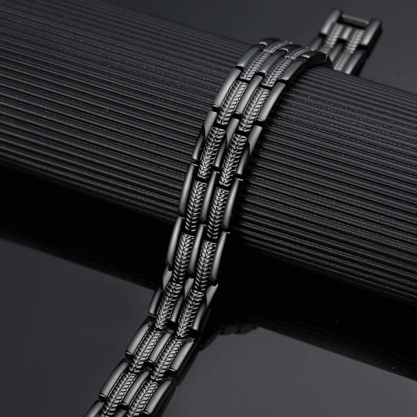 Koppararmband för män, magnetisk örstil, koppararmband med superstark magnet, justerbar storlek,_ryy