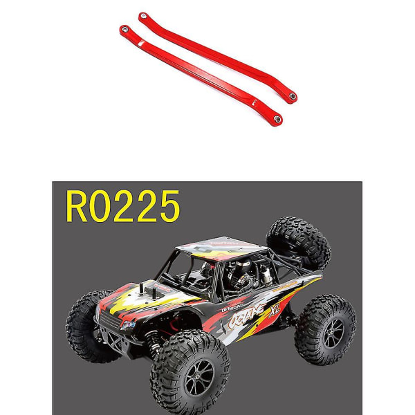 2 kpl Metallista Takalinkkisarjaa 10985 Yhteensopiva Vrx Racing Rh1043 Rh1045 Rh1043sc Rh1045sc 1/10 Rc-autolle
