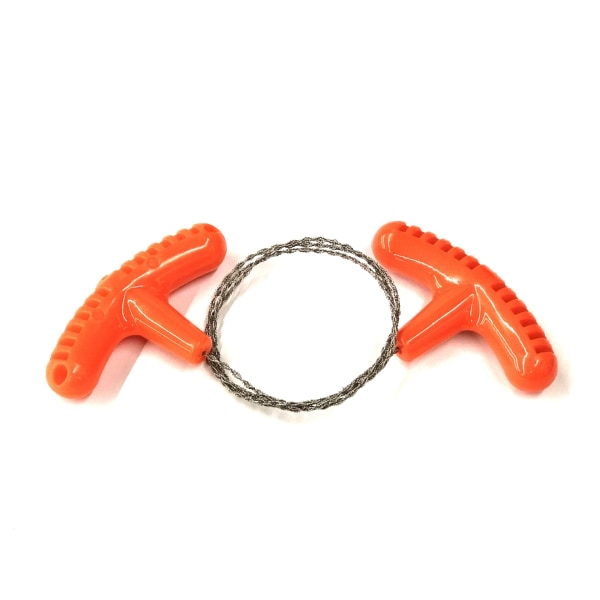 Redningskabel Wire Jakt Fiske Vandring Camping Sag Wire Overlevelseskjede Sag med Orange Håndtak Piscator Zone Utstyr