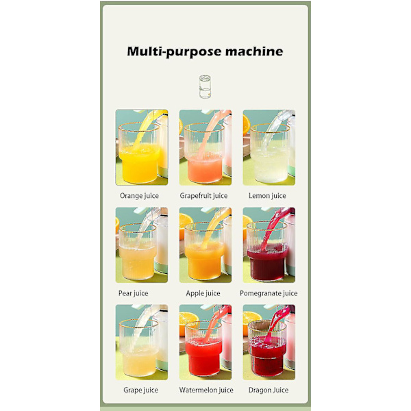 USB Opladning Elektrisk Appelsinjuicer Bærbar Juicer Lille Elektrisk 45w