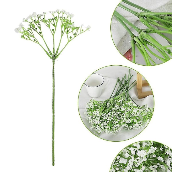32 Kunstige Blomster Baby Pust Blomster Plastblomster