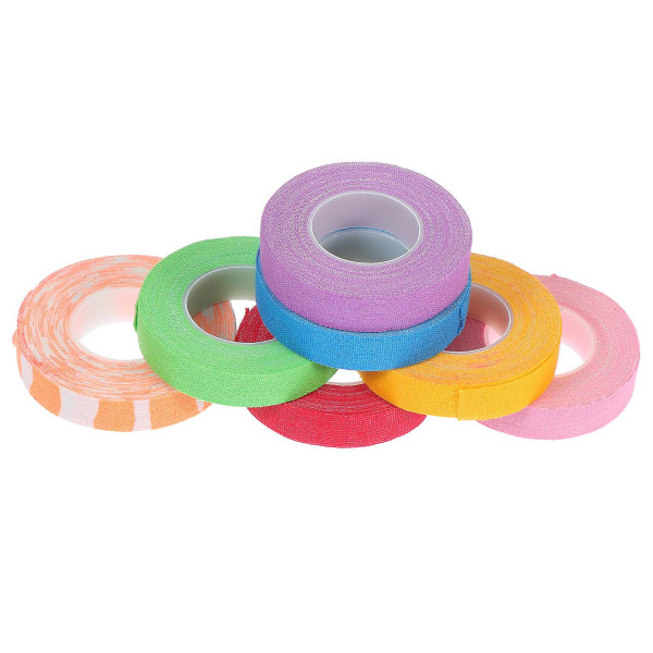 7 st Professionella Nagelfingerband Finger Skyddande Band För Guzheng Pipa Blandade Färger 4,5X4,5X1C Assorted Color 4.5X4.5X1CM