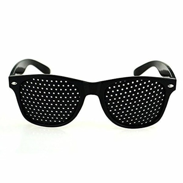 Grid Glasses/hole Glasses For Eye Training And Relaxation In A Set Of 2, Grid Glasses With Foldable Temples