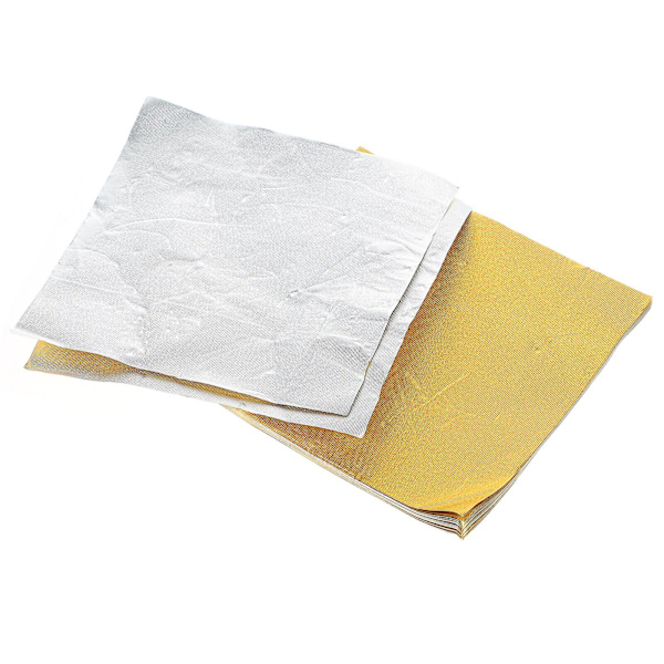 100 st DIY Godispapper Bakpapper Godisförpackningspapper Kexpapper Gyllene 10X10X0.1CM Golden 10X10X0.1CM
