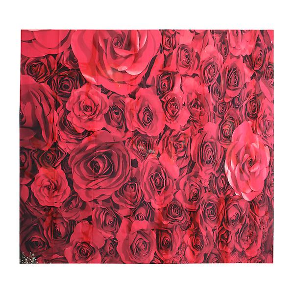 Kunstig Rose Ferie Fotobakgrunn Bryllup Fest Fotobakgrunn Rød Rose Fotobakgrunn Studio Red 210X150CM