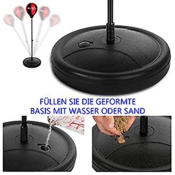 Punching Ball Bokse Sæt Med Pumpe Boksehandsker Til Børn Højden Justerbar 80-110 Cm