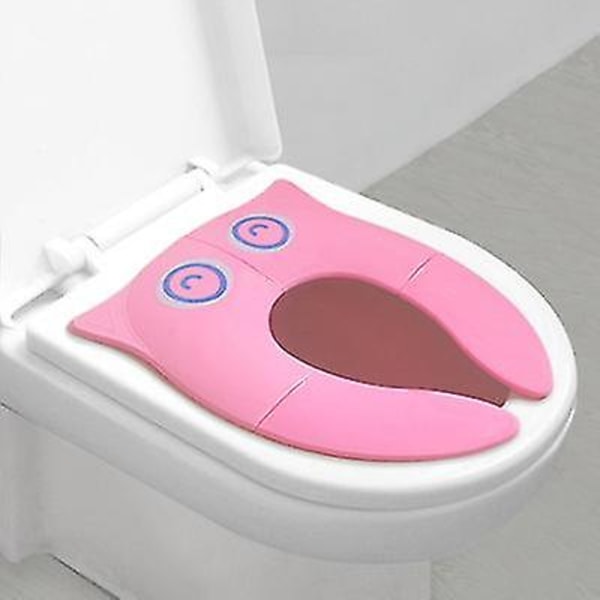 Lasten WC-istuin Pehmuste Kannettava Liukumaton Silikonipehmuste