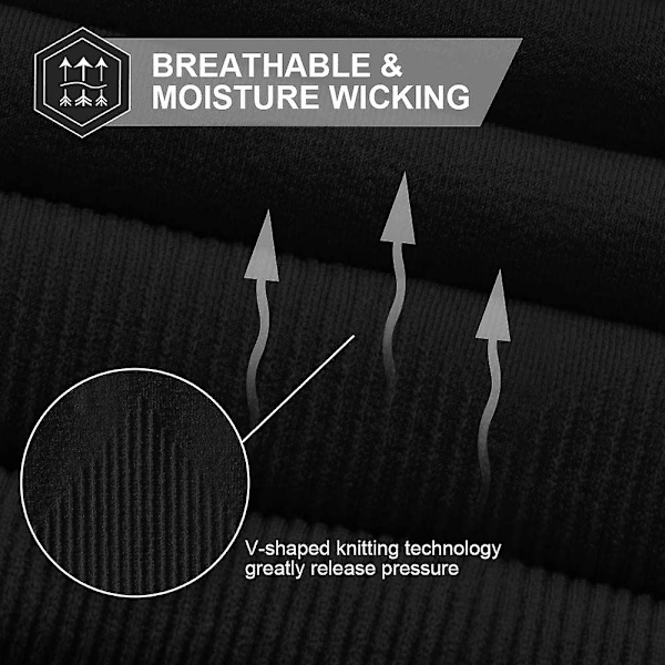 2 Par Solbeskyttende Kølende Armsleeves til Mænd og Kvinder, UPF 50 Armsleeve Sort Black