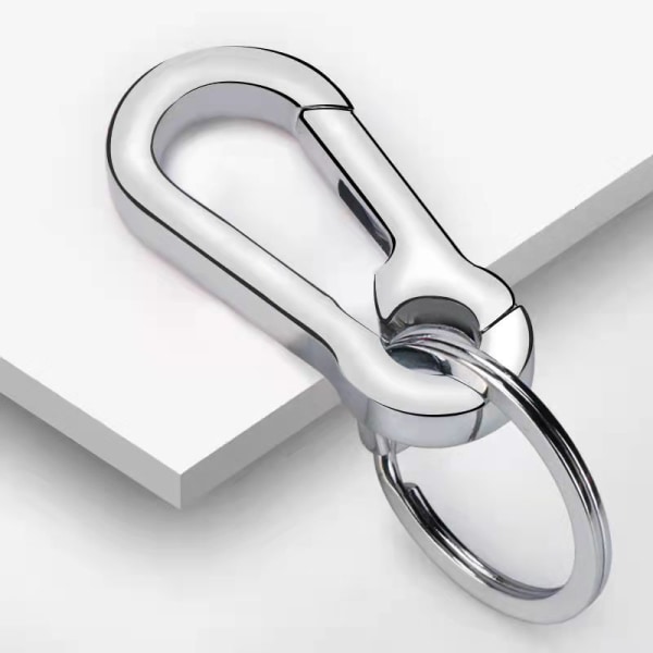 Metal nøglering nøglering nøglering kædeholder arrangør til bil / nøglefinder