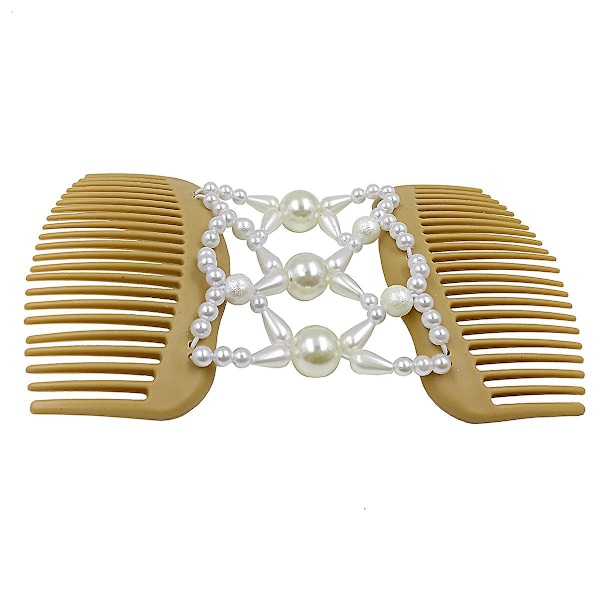 Mode Kvinnor Håraccessoar Retro Rhinestone Kam Hårgaffel (2 st)