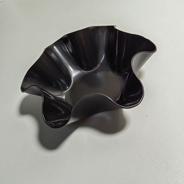 Kökets Tortilla Bowl Maker, Non-Stick Kolstål, Nonstick Tortilla Bowl Bakers/Makers, 1-Pack, Svart