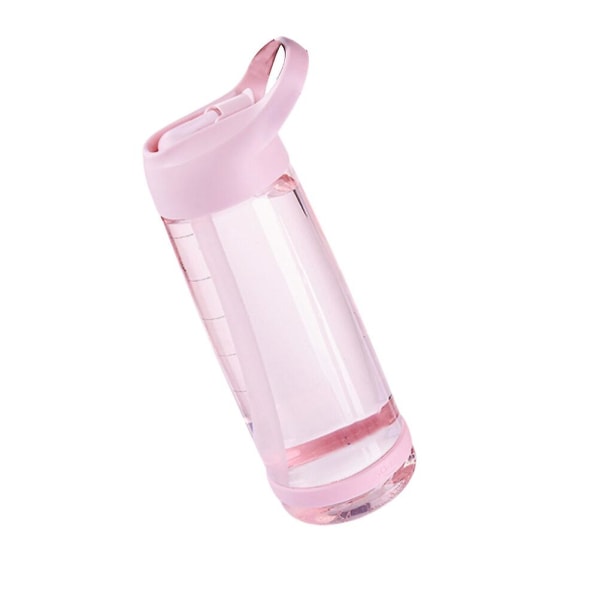 850 ml Reisesportsflaske, Vannflaske for Trening, Bærbar Campingkjele, Sportskjele, Treningsflaske L Pink 24.5*8cm