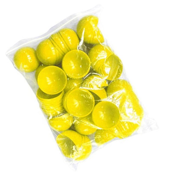 50st Aktivitetslotteribollar Små roliga färgglada aktivitetsbollar för spelfest (40mm diameter gul)Gul4*4*4cm Yellow 4*4*4cm