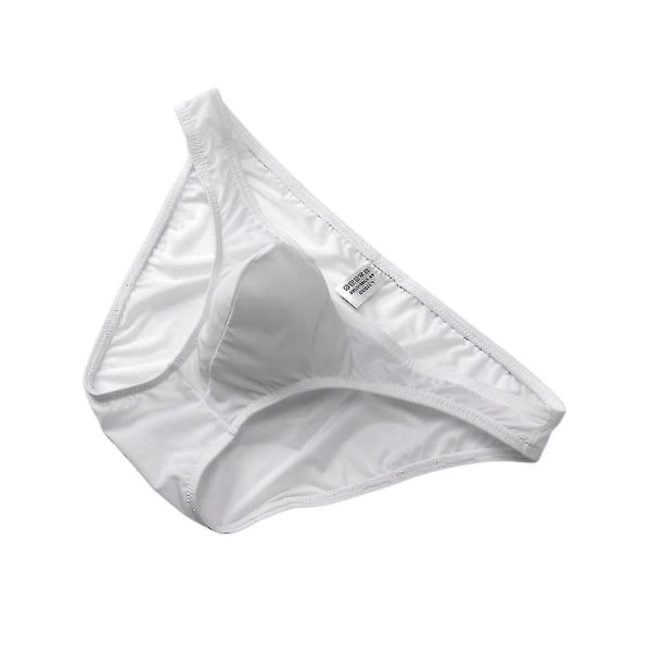 Herre Lav Midje Truser Komfortabelt Stretch Undertøy Sport Truser Pose Underbukser 2XL Hvit 2XL White