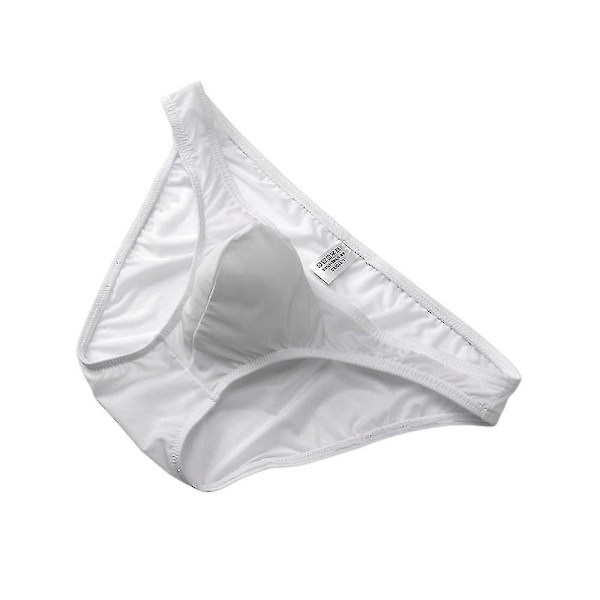 Miesten matalavyötäröiset alushousut mukavat joustavat urheilualushousut pussialushousut 2XL valkoinen 2XL White