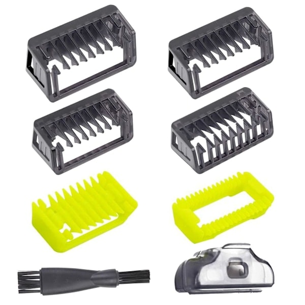 O-typ bladskydd, skydd för Norelco QP2520 QP2530 QP2630 QP2620 QP2510 QP2521 QP2522 QP2531 QP6510, guidekam 1/2/3/5 mm skäggtrimmer skydd