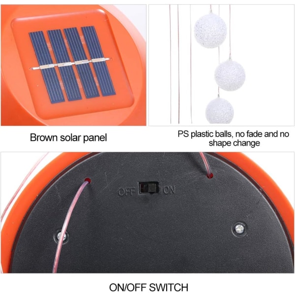 LED Hage Hengelys Solar Gave Farge Skiftende Lys