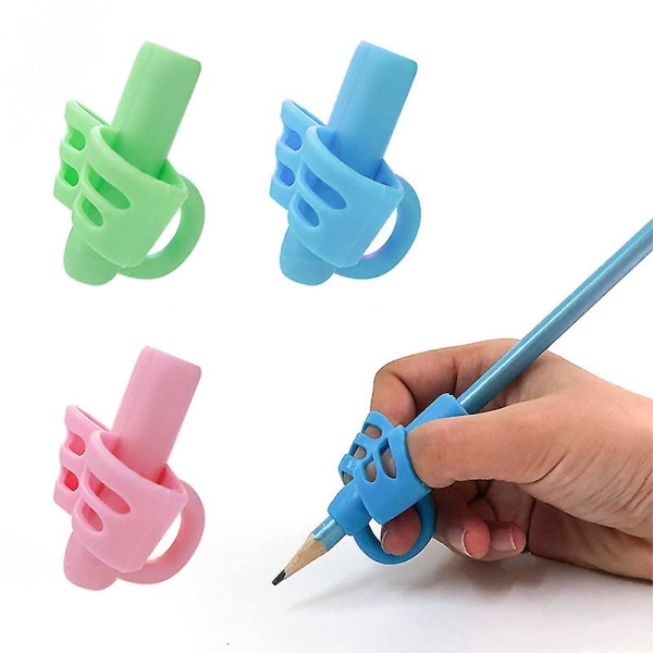 3-paknings blyantgrep, korrigerende skrivehjelp for håndskriftbehov Førskolebarn og voksne
