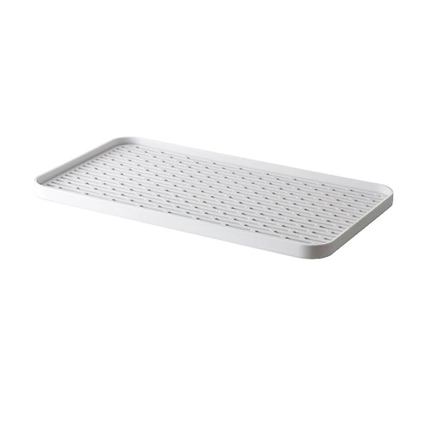 Vaskeservant Tørke Matte Kjøkken Avløpsbrett Te Serveringsbrett Kjøkken Avløpsbrett Avløpsbrett Holder Hvit White 33.8x22.6cm