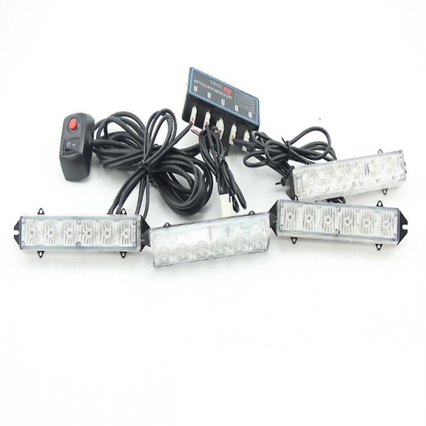 Høy effekt 24 LED bilstrobelys