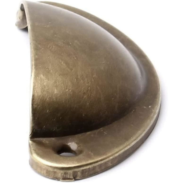 Retro Dørhåndtak Metall Kjøkkenskap Skuff Skap Håndtak Knotter Håndvare Kobber Skap Skuff Håndtak (10 stk, Kobberfarge)