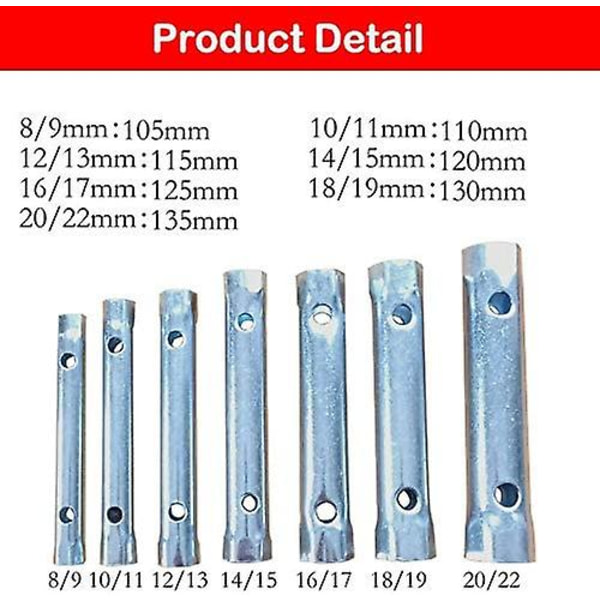 Vandekran Metric Sokkelnøgle Enkeltdelt Møtrik Lang Sokkel Reparation Og Installationsværktøjer (1stk-16mm-17mm)