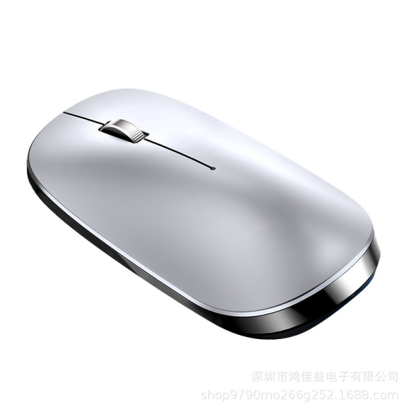 Bluetooth trådløs mus, slank og stillegående trådløs mus for , sølv