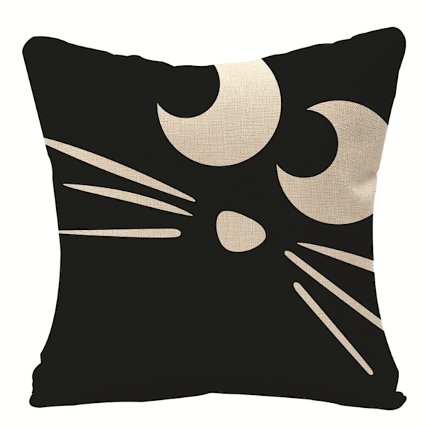 Halloween Kuddeöverdrag 4-pack - 18*18\" Halloween Kuddeöverdrag - populära heminredningstillbehör