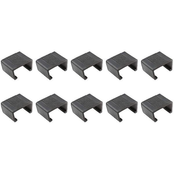 10 kpl Osiollisen Sovan Kiinnikkeitä Kohdistuspuristimia Ulkokalusteiden Kiinnikkeitä Musta 5,25X3CM Black 5.25X3CM