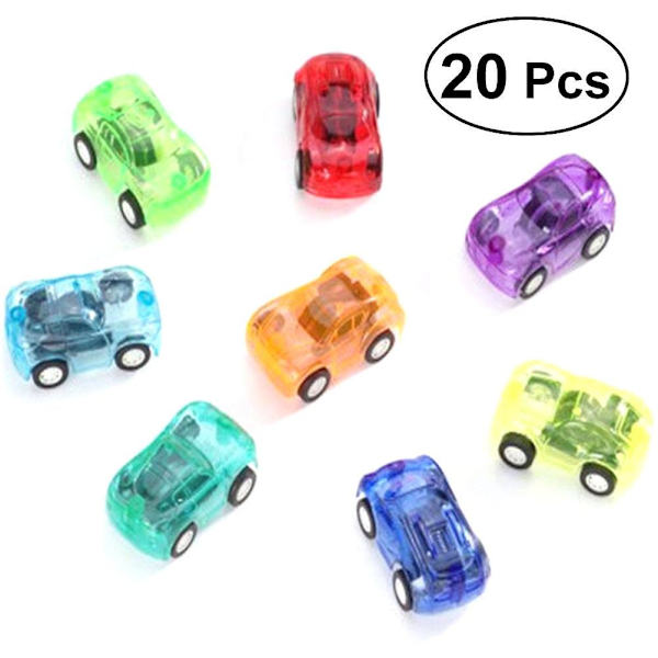 20 st Squiz Leksaker Bil Leksaker Barn Plast Bil Leksaker Barn Bil Leksaker Mini Bil Leksaker 20st 20pcs