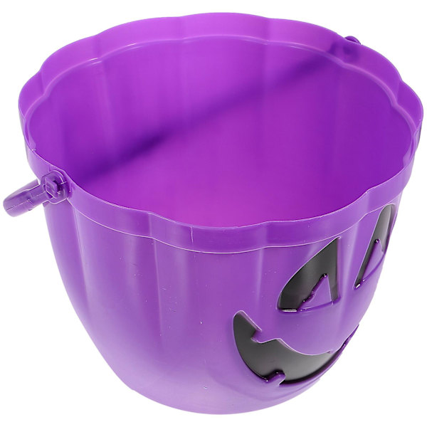 Halloween Slikpose Halloween Trick Or Treat Pose Lysende Håndholdt Pose Party Pose Lilla 23X16.5CM Purple 23X16.5CM