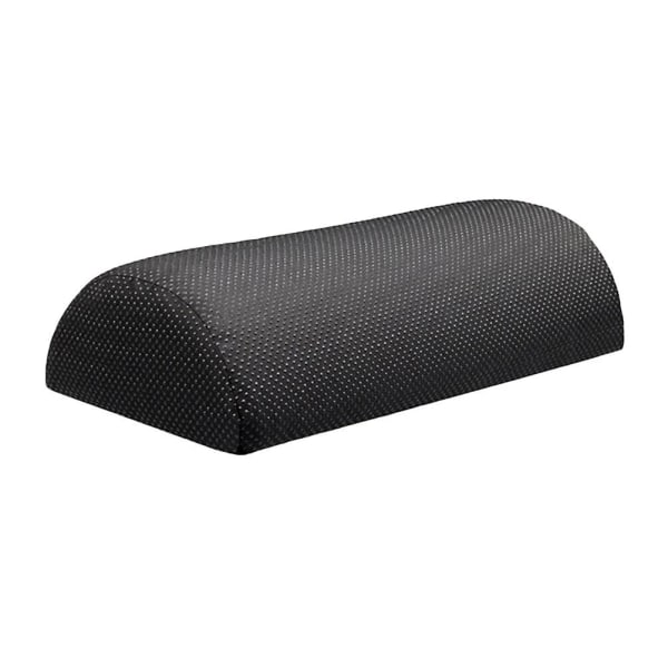 Whelping Mat Office Break Mat Footrest Pad Foot Massage Clip Mat Semi-cylindrical PillowBlack