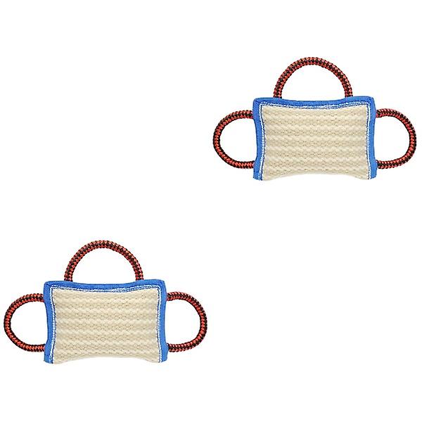 3 kpl Juutti Koiran Purupyyhkeet Koirien Koulutus Leikkilelut Lemmikkieläinten Pureskelu Hampaiden Puhdistus Interaktiivinen Leikki 2 kpl 2pcs